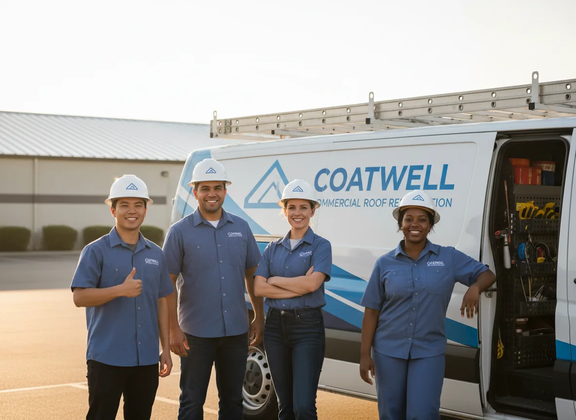 Commercial roof coating company in Forestville, NY